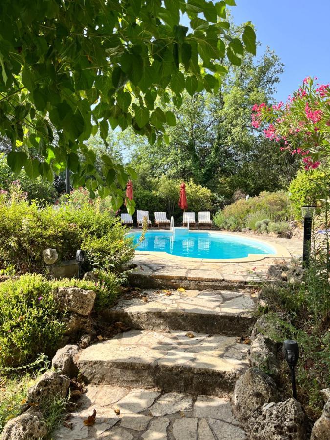 La Parenthese Du Var - Gite Avec Grande Terrasse Vue Sur Piscine Saint-Antonin-du-Var ภายนอก รูปภาพ